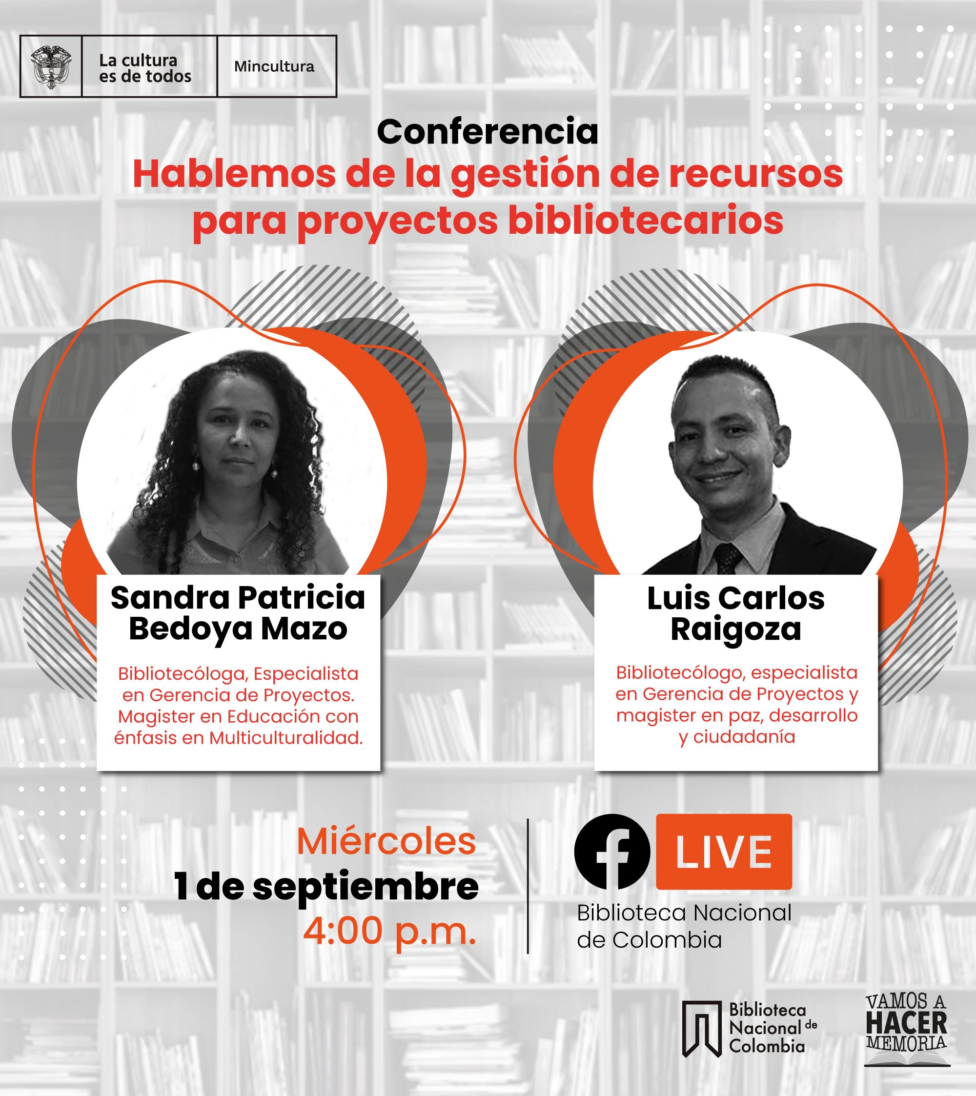 Conferencia sobre gestión de recursos para proyectos bibliotecarios 
