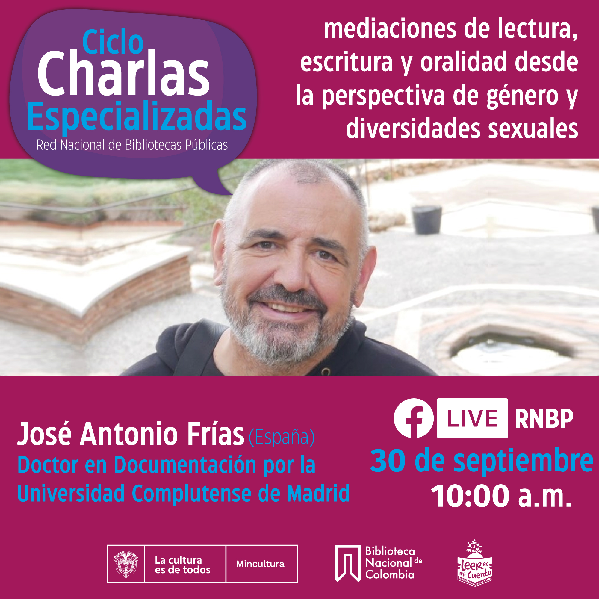 Charla: Mediaciones de lectura, escritura y oralidad  