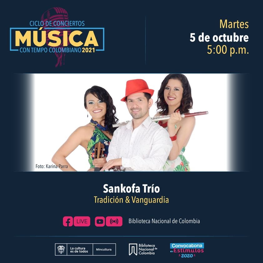 #MúsicaConTempo Concierto de Sankofa Trío