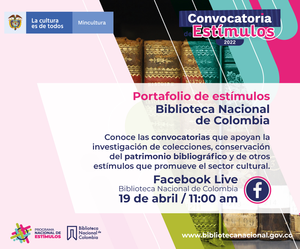Facebook live Portafolio de Estímulos 2022