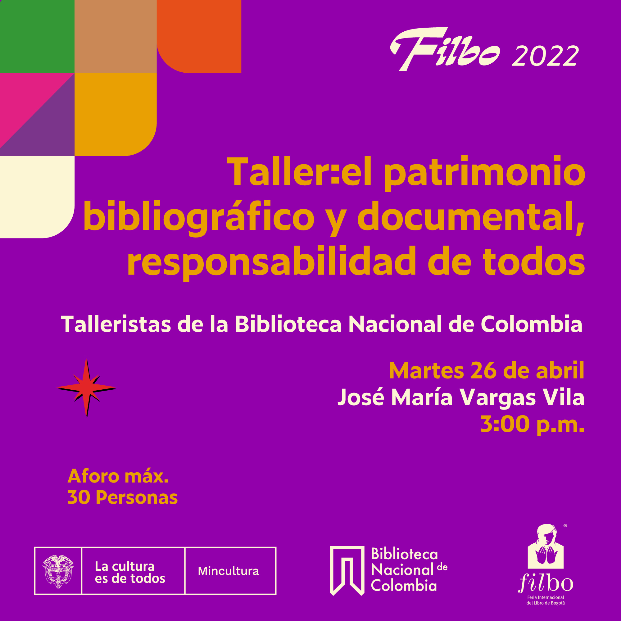 Taller: El patrimonio bibliográfico y documental, responsabilidad de todos 