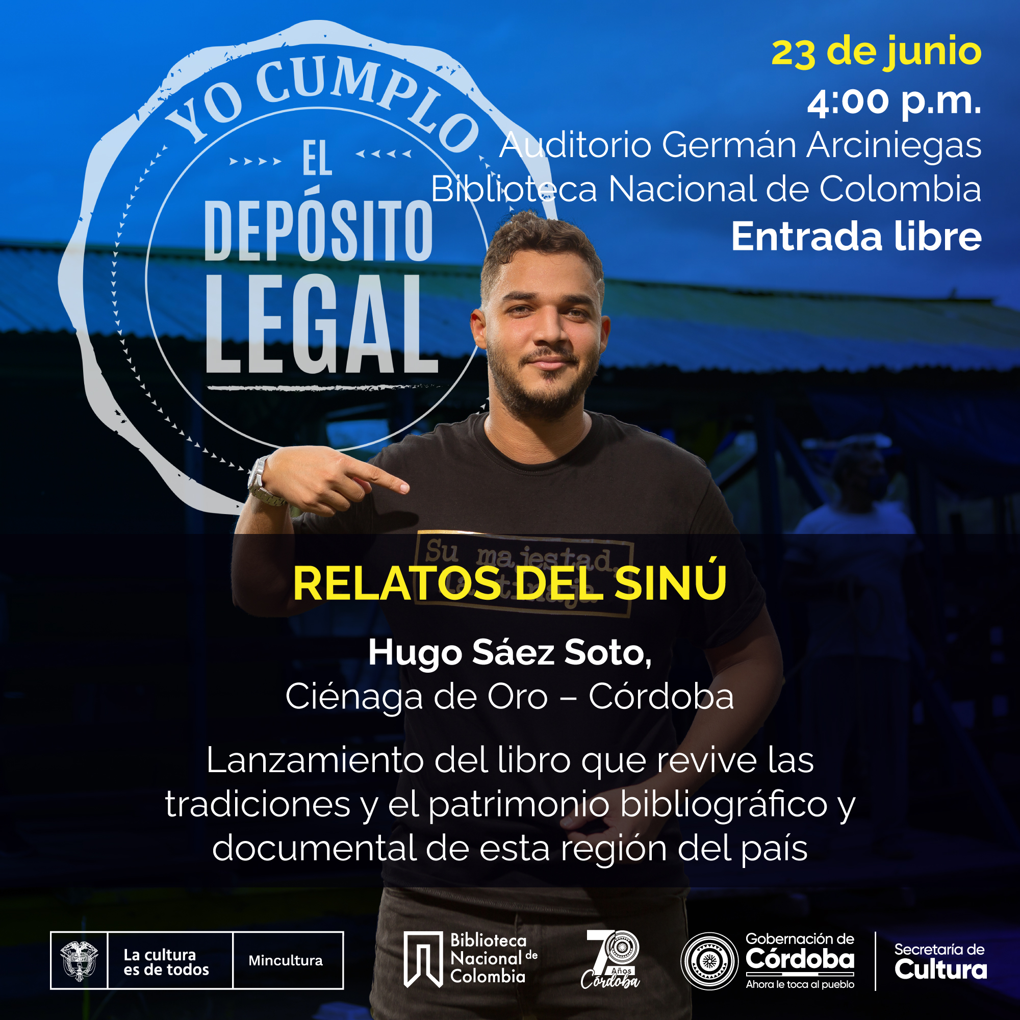 Lanzamiento del libro «Relatos del Sinú»