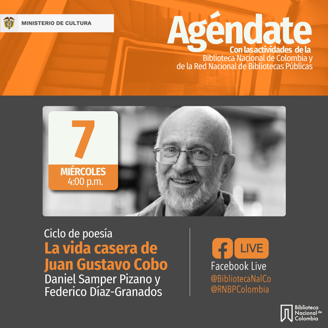 Cierre ciclo de poesía Juan Gustavo Cobo