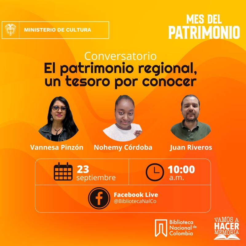 Conversatorio El patrimonio regional un tesoro por conocer