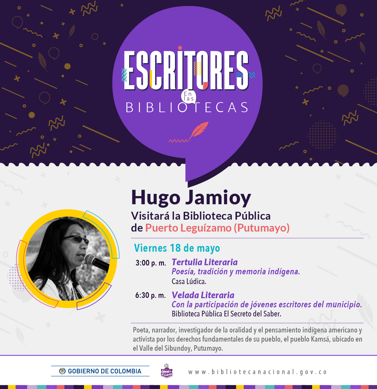 Hugo Jamioy Puerto Leguizamo. Mayo 18.jpg