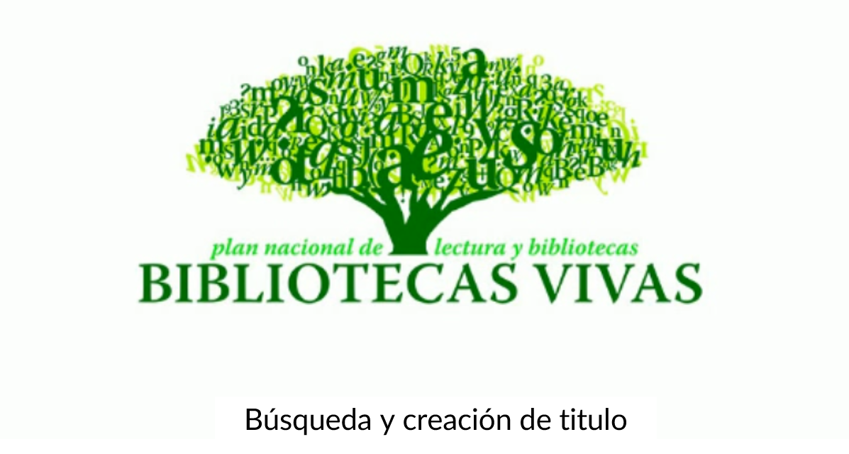 Búsqueda y creación de titulo