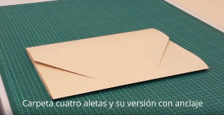 Carpeta cuatro aletas